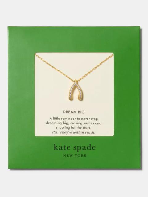 kate spade Dream Big Carded Pendant