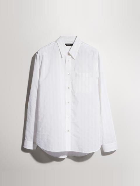 GUCCI Striped technical cotton shirt