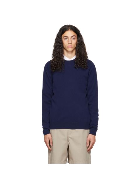 Comme des Garçons SHIRT Navy Wool Sweater