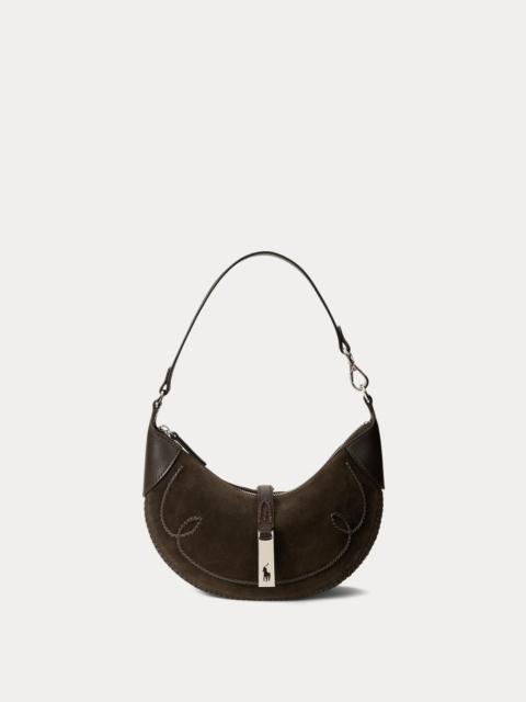 Polo Ralph Lauren Polo ID Suede Western Mini Shoulder Bag