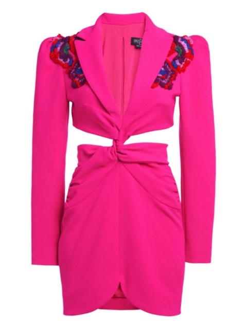 PatBO Posh crepe cut-out mini dress