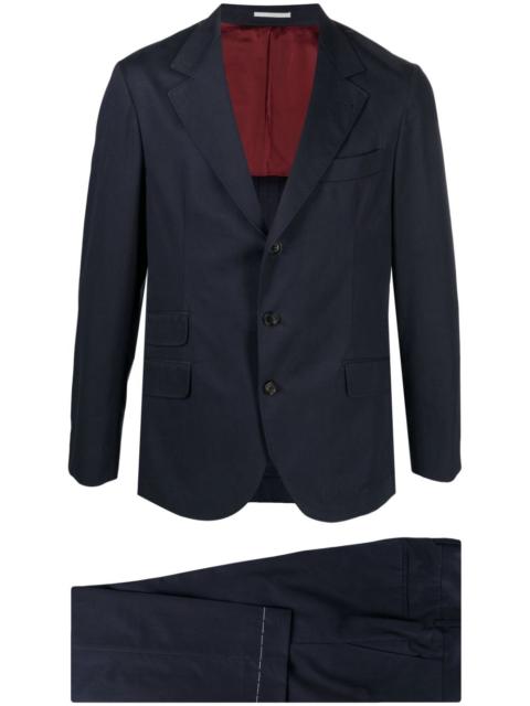 Brunello Cucinelli two-piece cotton-cashmere suit