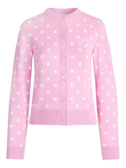 PATOU polka-dot cardigan