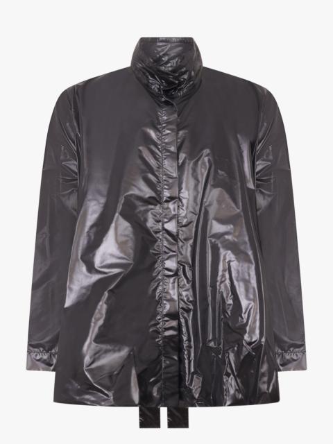 Alaïa DRAPED NYLON JACKET | BLACK
