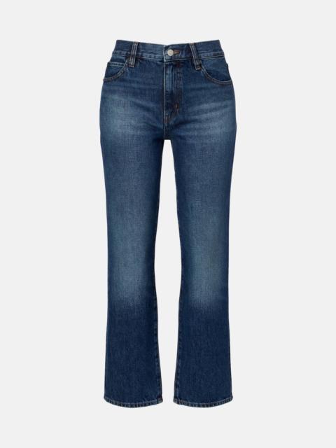 FRAME Hang high-rise straight jeans