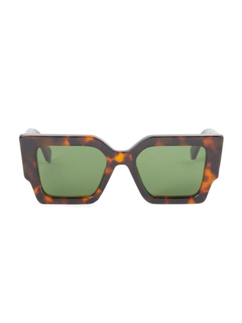 Off-White Women's Catalina 53MM Rectangular Sunglasses - Brown Pattern