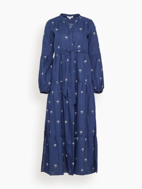 lemlem Nesanet Dress in Zafi Navy