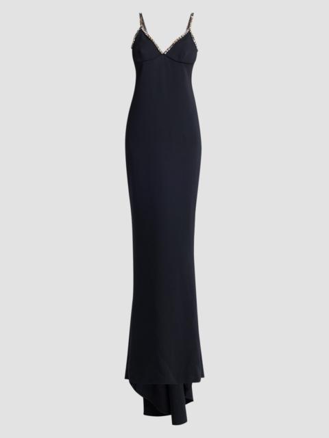 Stella McCartney Women's Embellished Floor-Length Gown - Black