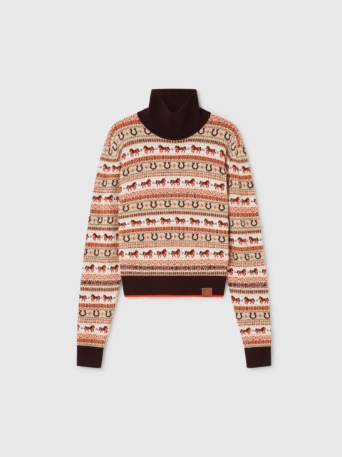 Stella McCartney Fair Isle Wool Turtleneck