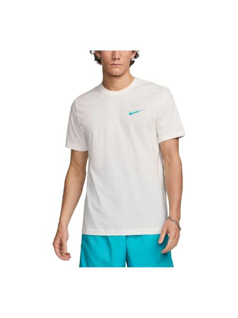 Nike Sportswear Swoosh T-Shirt Asia Sizing 'Sail' FZ5418-133