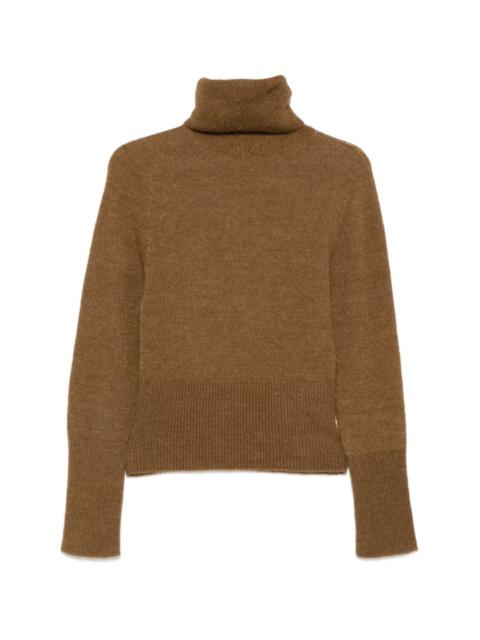 cortana Eira roll-neck ribbed-trim sweater
