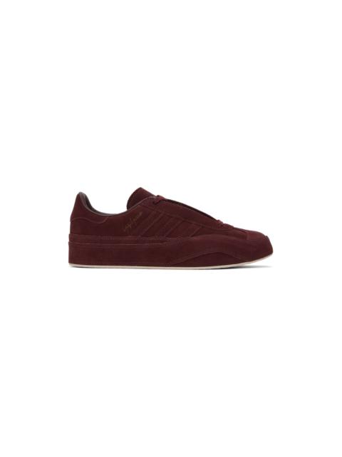 Y-3 Burgundy Gazelle Sneakers