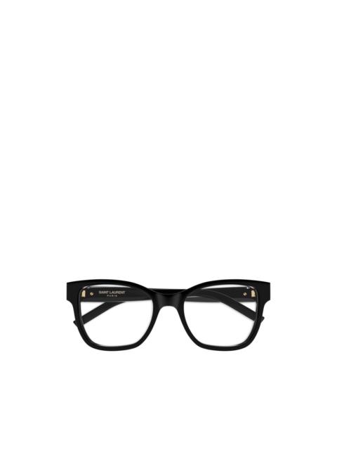 SAINT LAURENT logo-plaque glasses