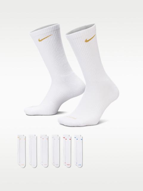 Nike Nike Everyday Plus Cushioned Training Crew Socks (6 Pairs)