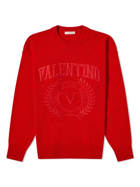 Valentino Valentino Crest Crew Sweater