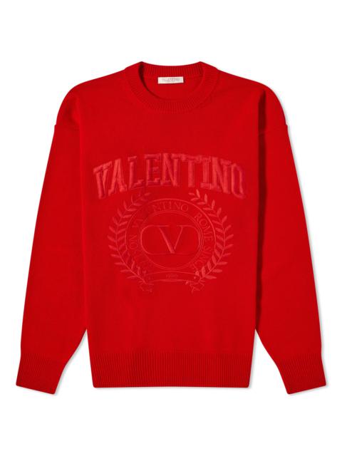 Valentino Crest Crew Sweater