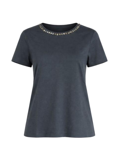 'S Max Mara crystal-embellished T-shirt