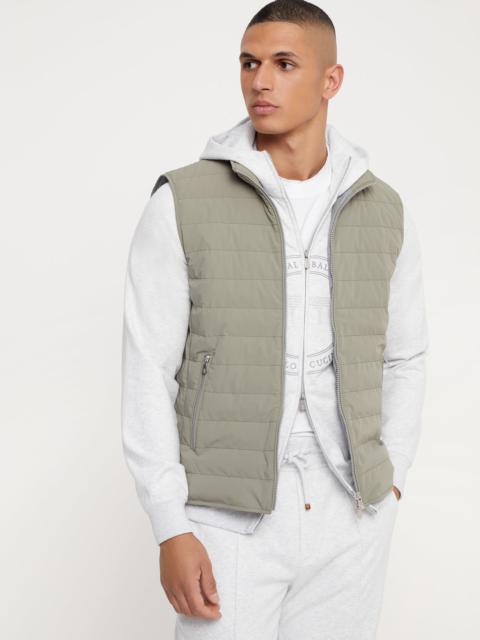 Bonded taffeta lightweight down vest