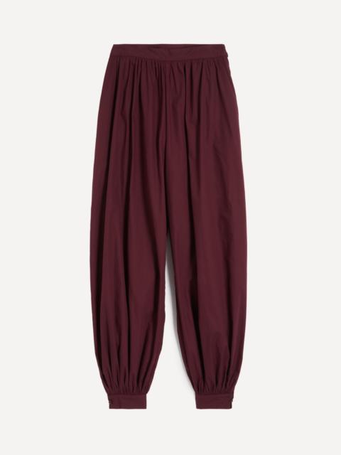ROTATE Bordeaux Balloon Pleated Trousers