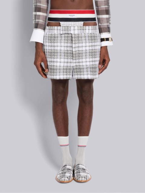 Thom Browne low-rise tweed shorts