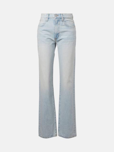 SLVRLAKE London high-rise straight jeans