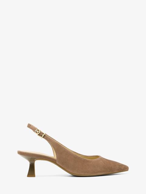 MICHAEL KORS Amali Suede Slingback Pump