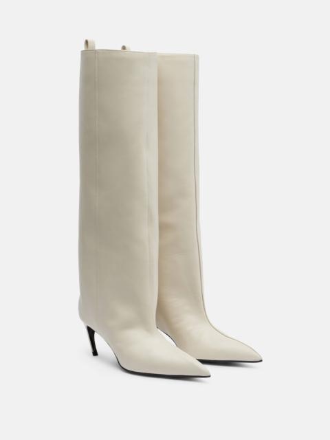 THE ATTICO Lea 65 leather knee-high boots