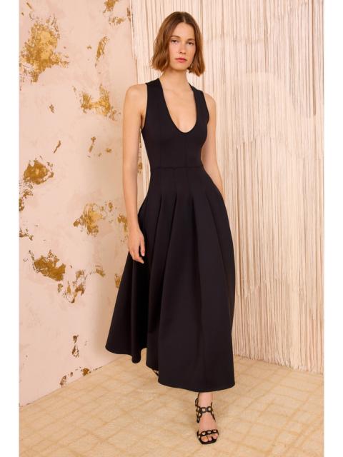 ULLA JOHNSON Miri U–Neck Sleeveless Dress