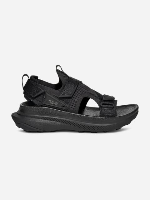 Teva Women's Aventrail Trail Running Sandal in Black/Black