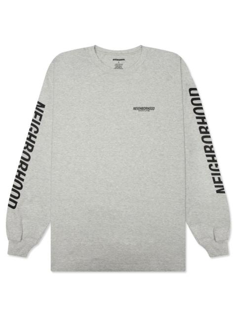 NEIGHBORHOOD NH. L/S TEE 1 - GRAY