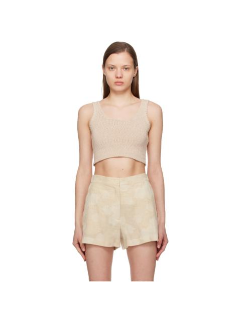 Holzweiler Beige Cenci Tank Top