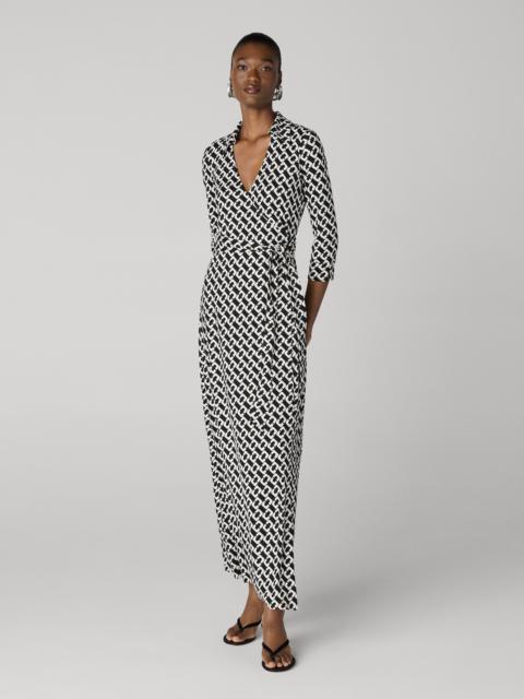 DIANE VON FURSTENBERG New Abigail Wrap Maxi Dress