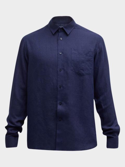Vilebrequin Caroubis Linen Pocket Sport Shirt