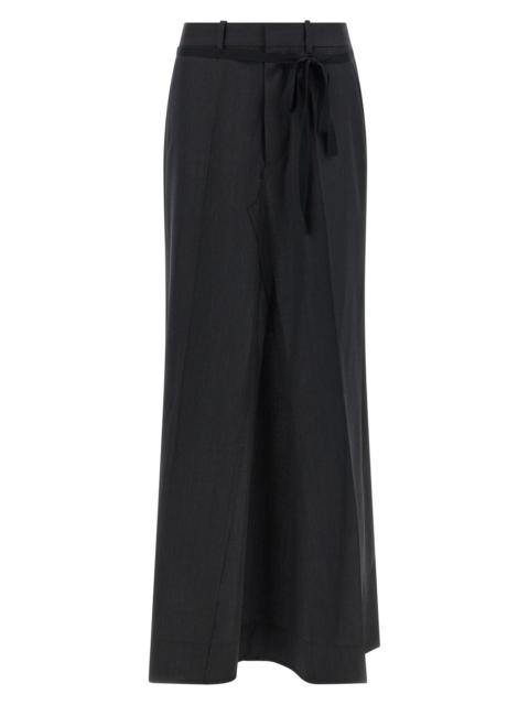 Maison Margiela Raw cut hem skirt