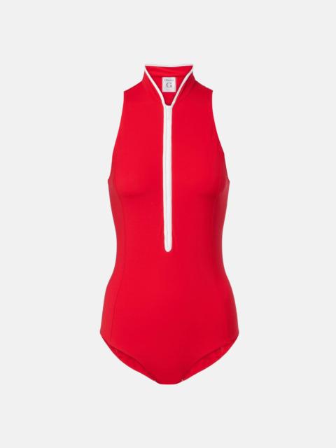 Hunza G Katya zip-up swimsuit