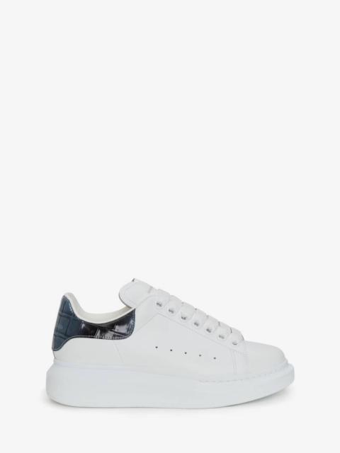 Women's Oversized Sneaker in White/grey