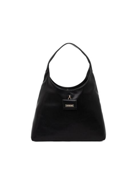Moschino logo-plaque tote bag