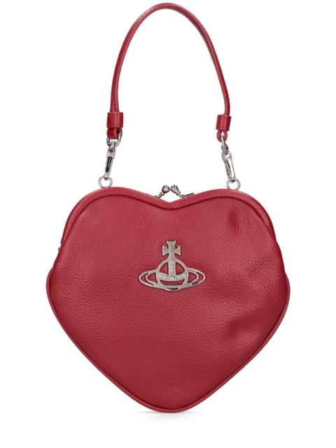 Belle Heart Frame faux leather bag