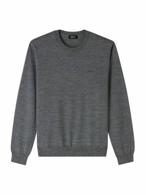 A.P.C. MATT LOGO SWEATER