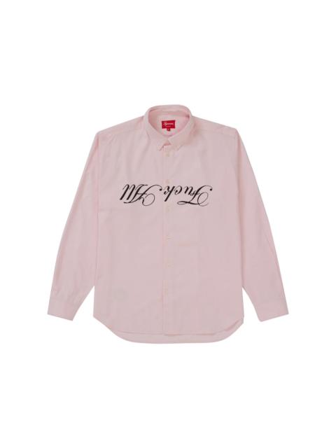 Supreme Supreme Jamie Reid Fuck All Shirt Light Pink