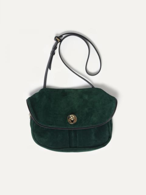 Bleu de Chauffe JANICE SOFT MUSETTE S BAG  -  DARK GREEN
