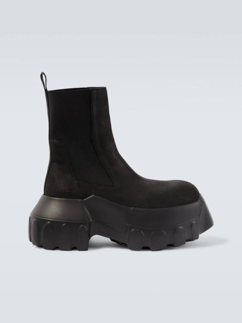 Rick Owens Beatle Mega Tractors leather Chelsea boots