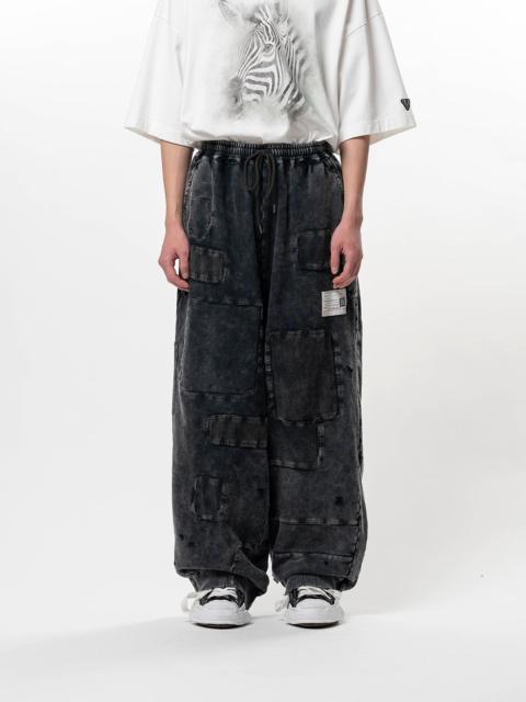 Maison MIHARAYASUHIRO Bleached Repair Sweat Pants