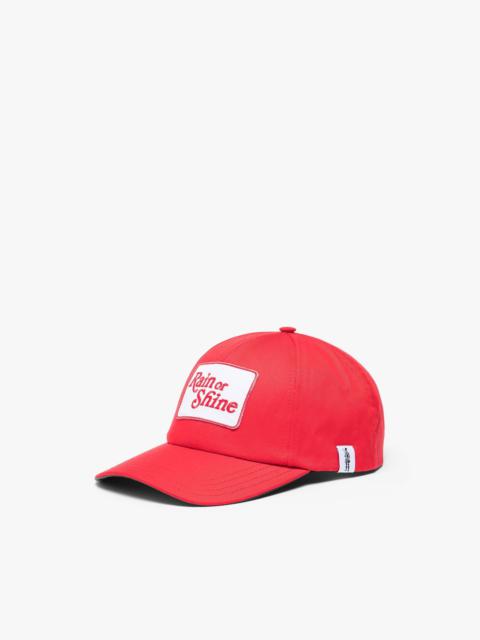 Mackintosh RAIN X SHINE RED COTTON CAP