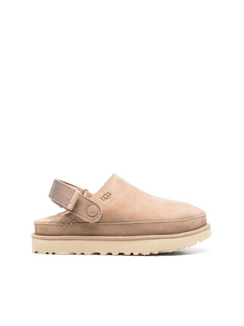 UGG Goldenstar suede flatform clogs