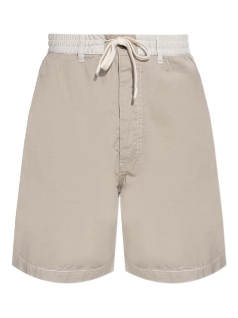 drawstring straight shorts