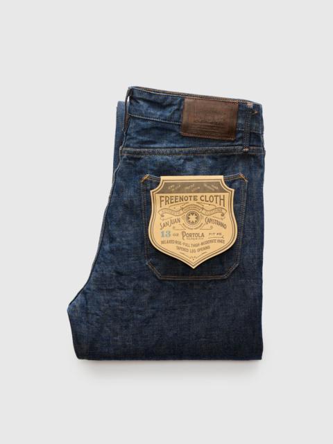 FREENOTE CLOTH "Natural Rinsed Portola" 13oz Selvedge Denim - Tapered Fit