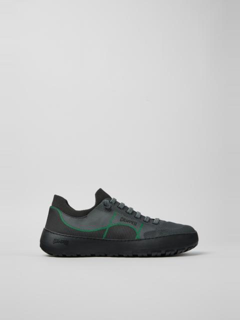 CAMPER Peu Serra Gray Recycled PET Engineered Materials Sneakers for Men.