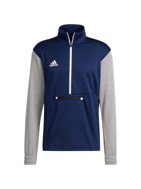 adidas Team Issue Half-Zip Sweatshirt "Team Navy / Medium Grey Heather / White" HI0695
