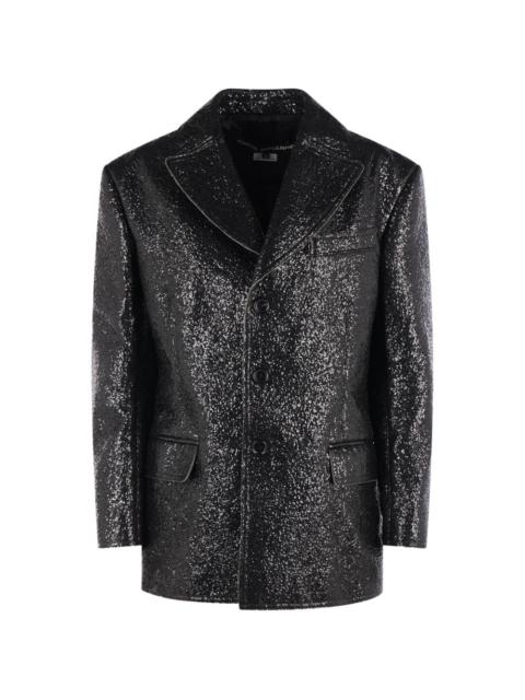 Junya Watanabe sequin-embellished single-breasted blazer